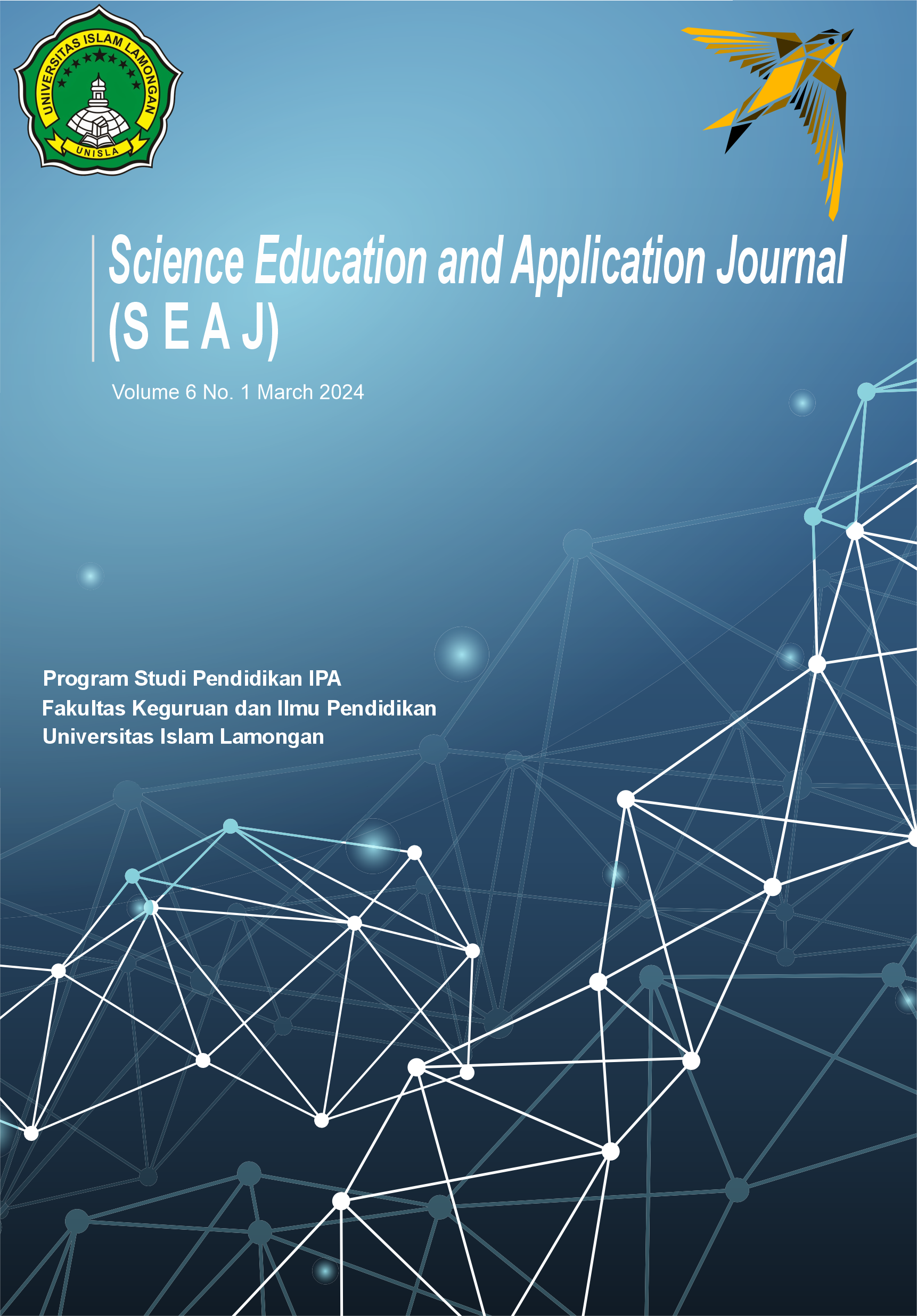 					View Vol. 6 No. 1 (2024): Science Education and Application Journal
				