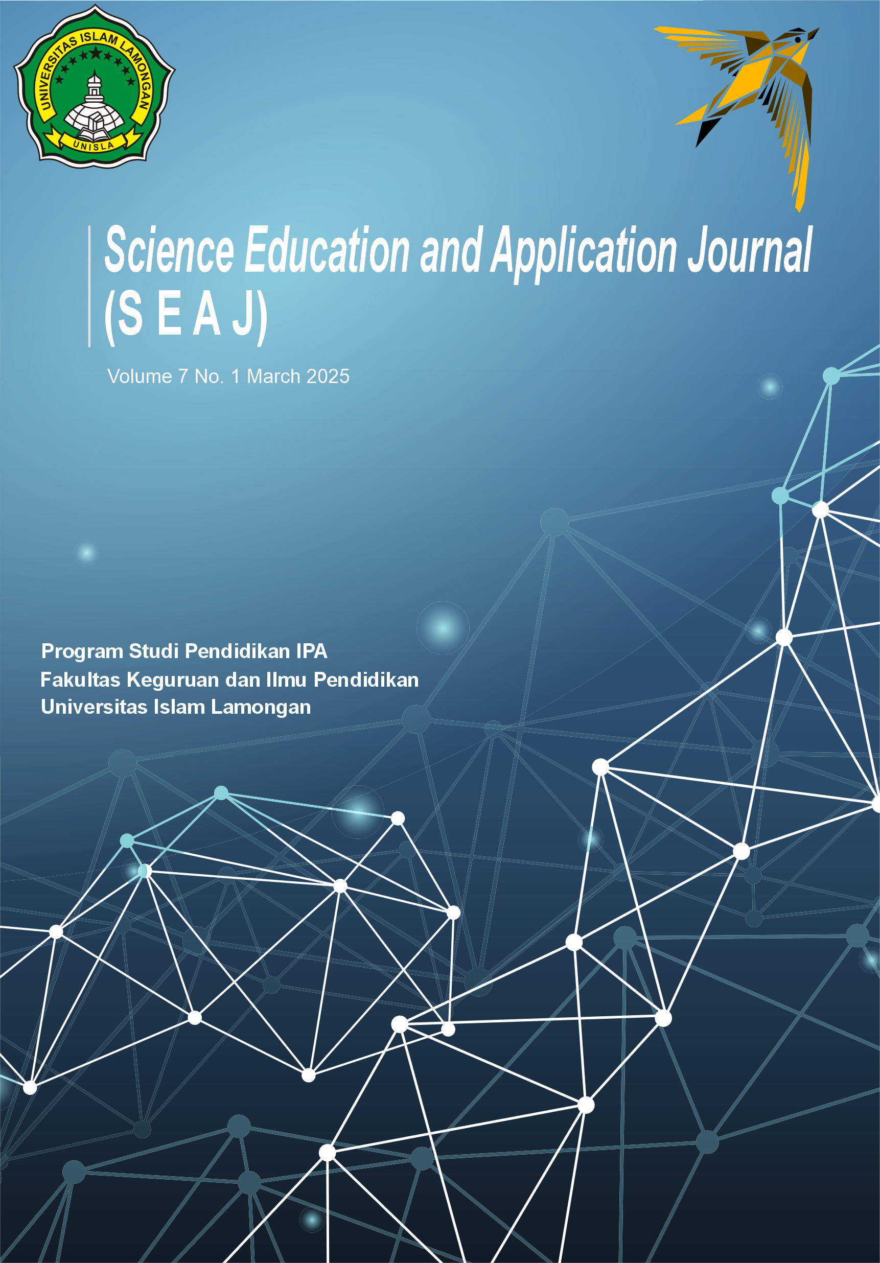 					View Vol. 7 No. 1 (2025): Science Education and Application Journal 
				